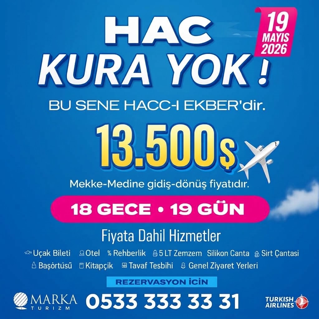 kurasız hac fiyatları 2025