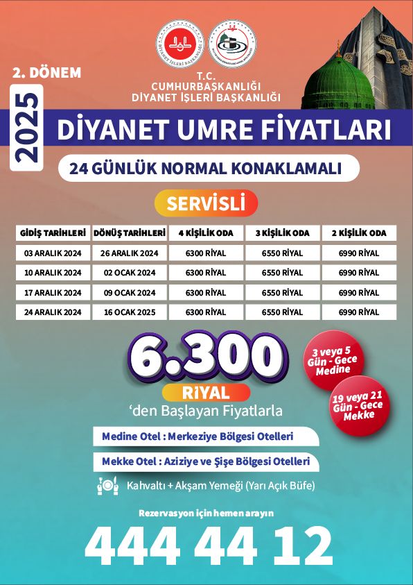 Umre tur fiyatları - Diyanet umre fiyatları 15 günlük - Diyanet umre fiyatları ne kadar