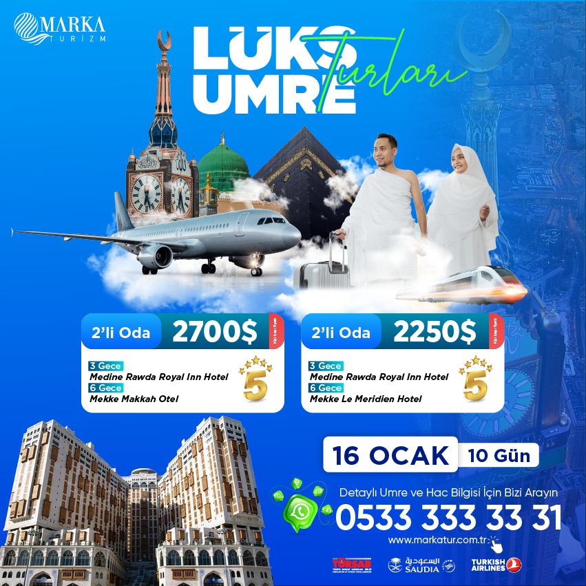 En Lüks Umre Turları - Umre Parası Ne Kadar - Diyanet Umre Fiyatları 2025