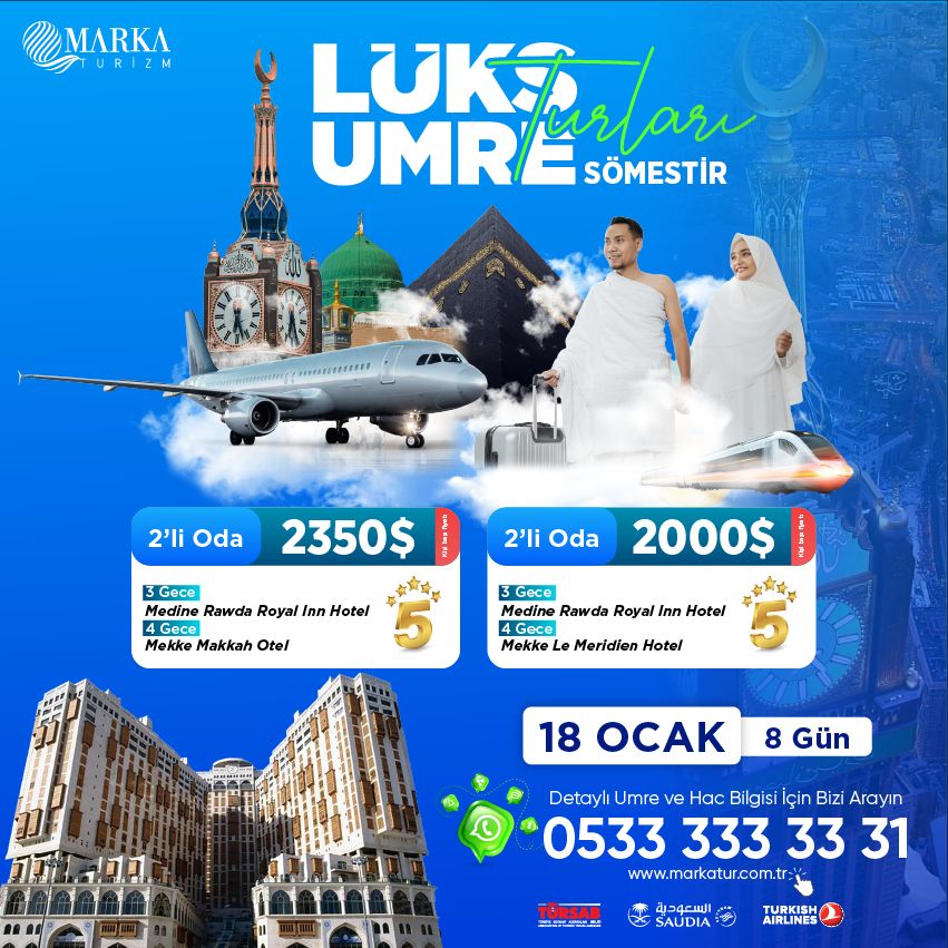 Lüks Umre - 2025 Umre Fiyatları Diyanet - Umre Turları 2025