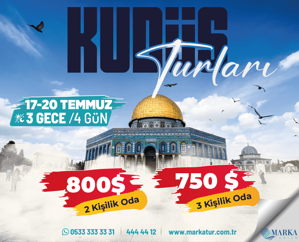 kudüs gezisi - kudüs turu 2023 fiyatları - Kudüs Turları 2023- Marka Turizm Kudüs Turları - 